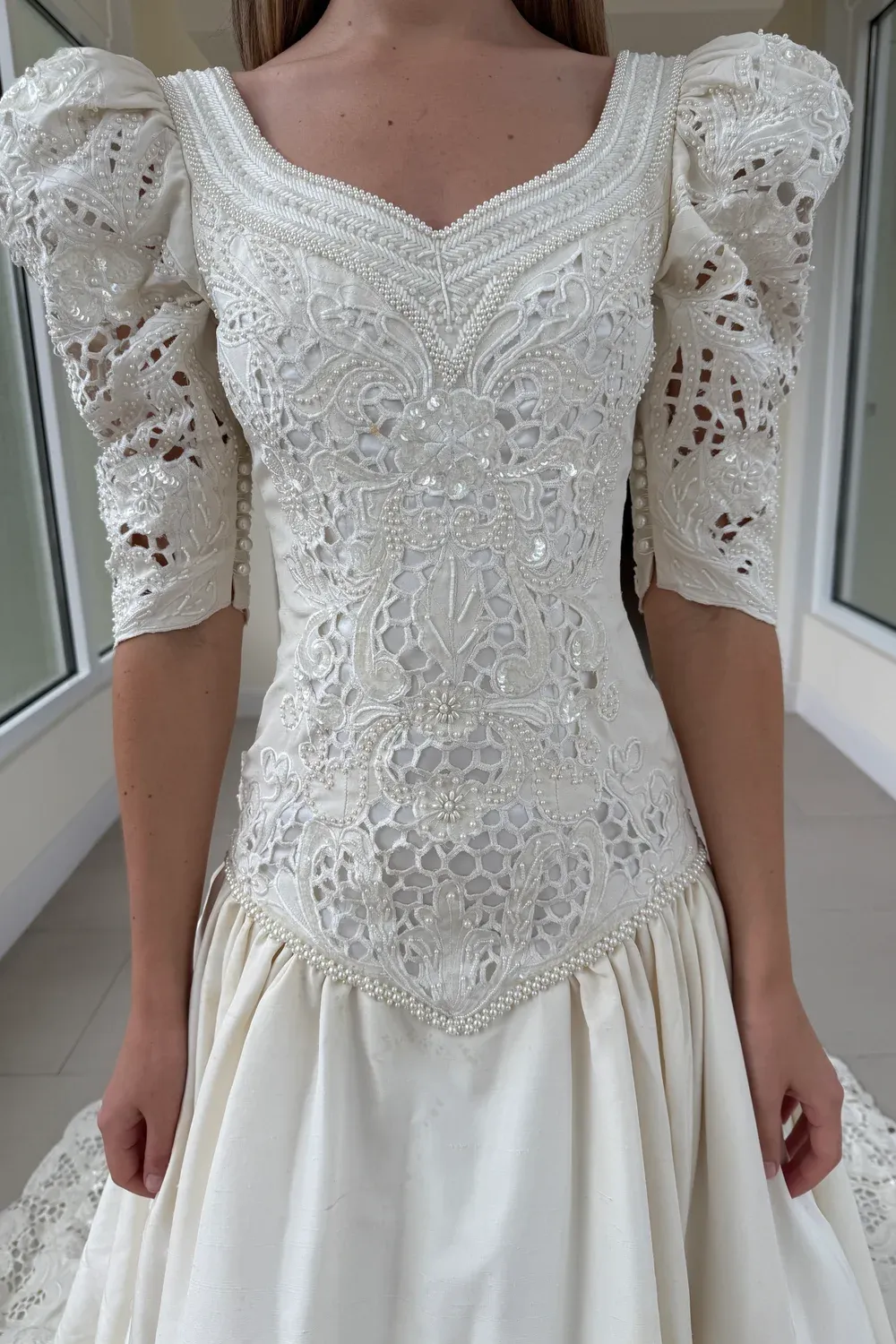Custom with Veil &  Headpiece - Image 4