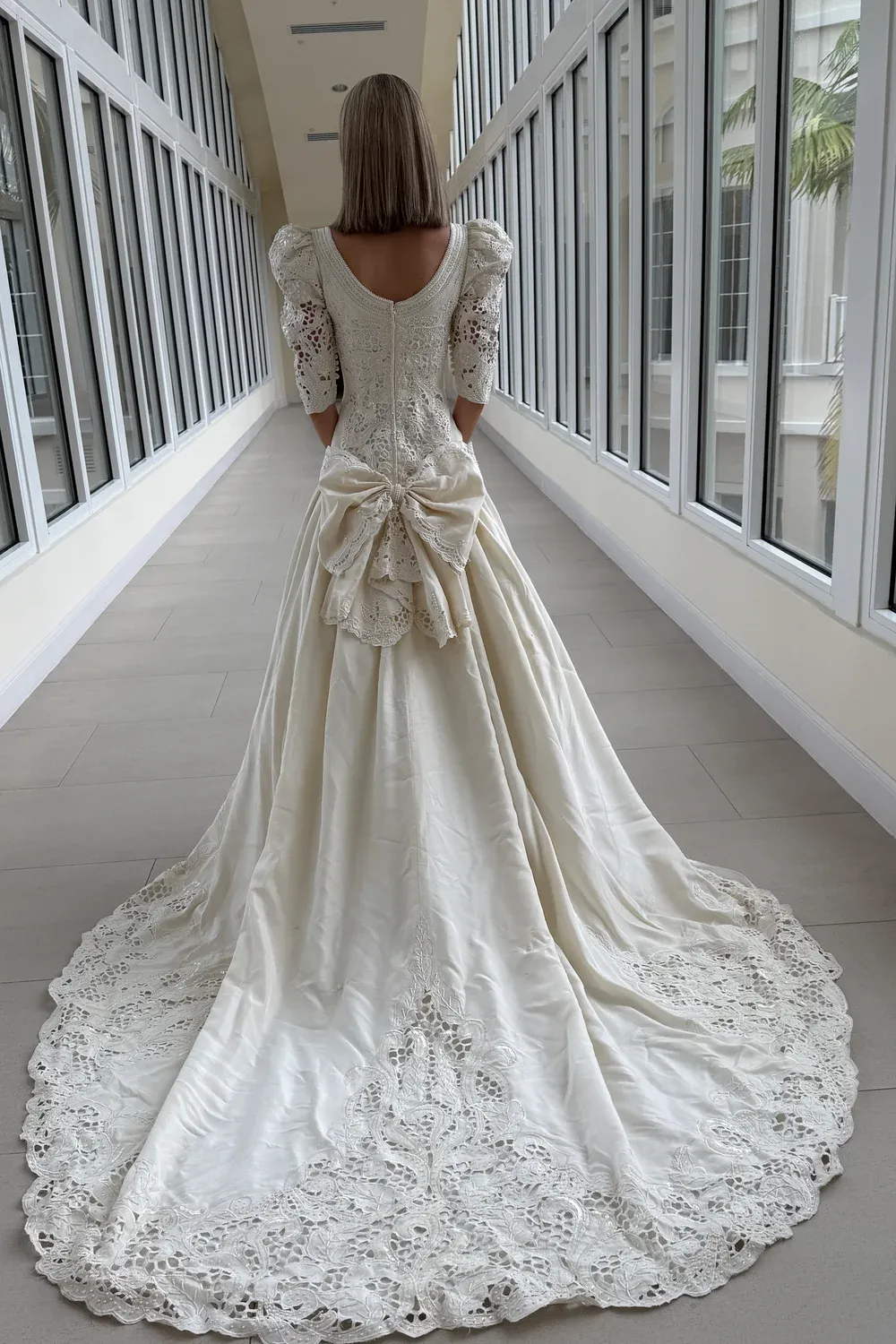 Custom with Veil &  Headpiece - Image 5