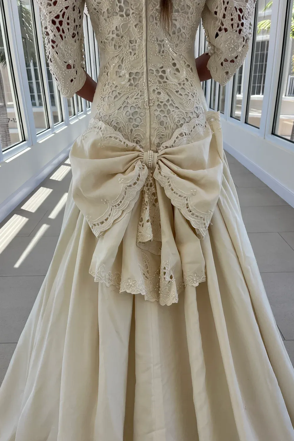 Custom with Veil &  Headpiece - Image 6