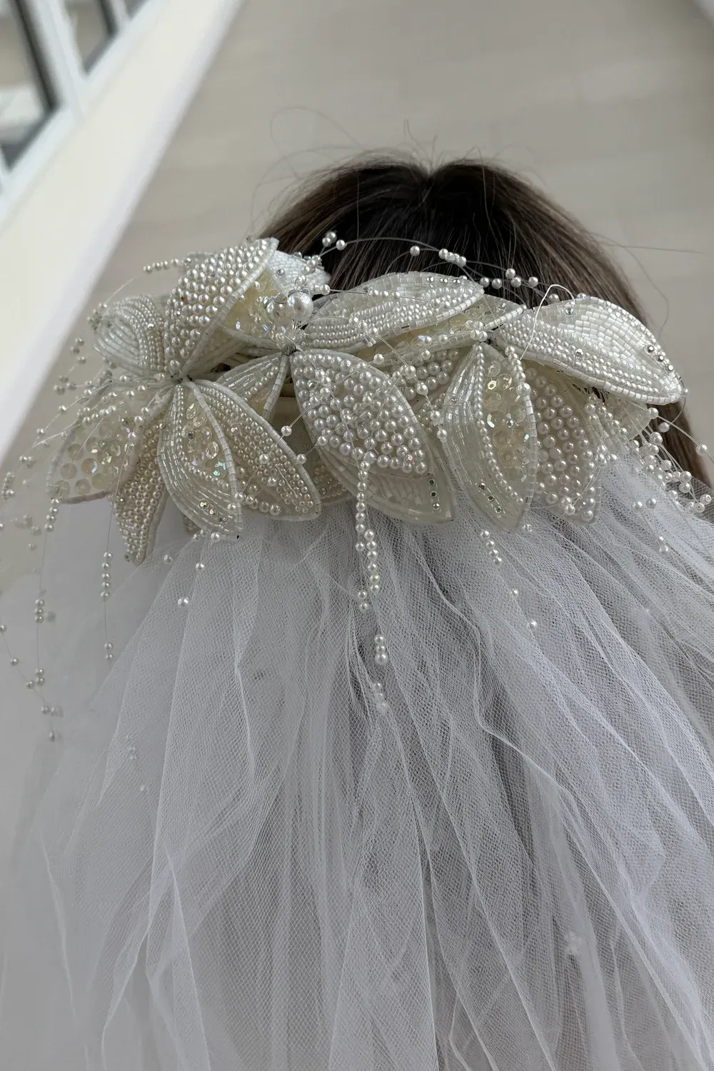 Custom with Veil &  Headpiece - Image 8