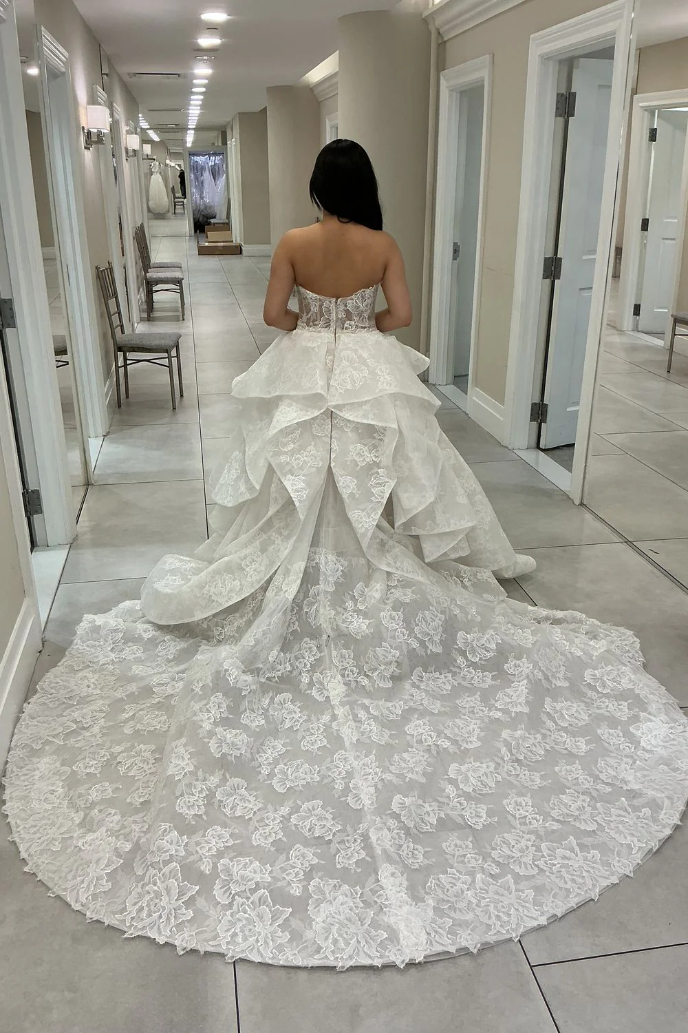Papillion with Veil and Gloves - Image 2