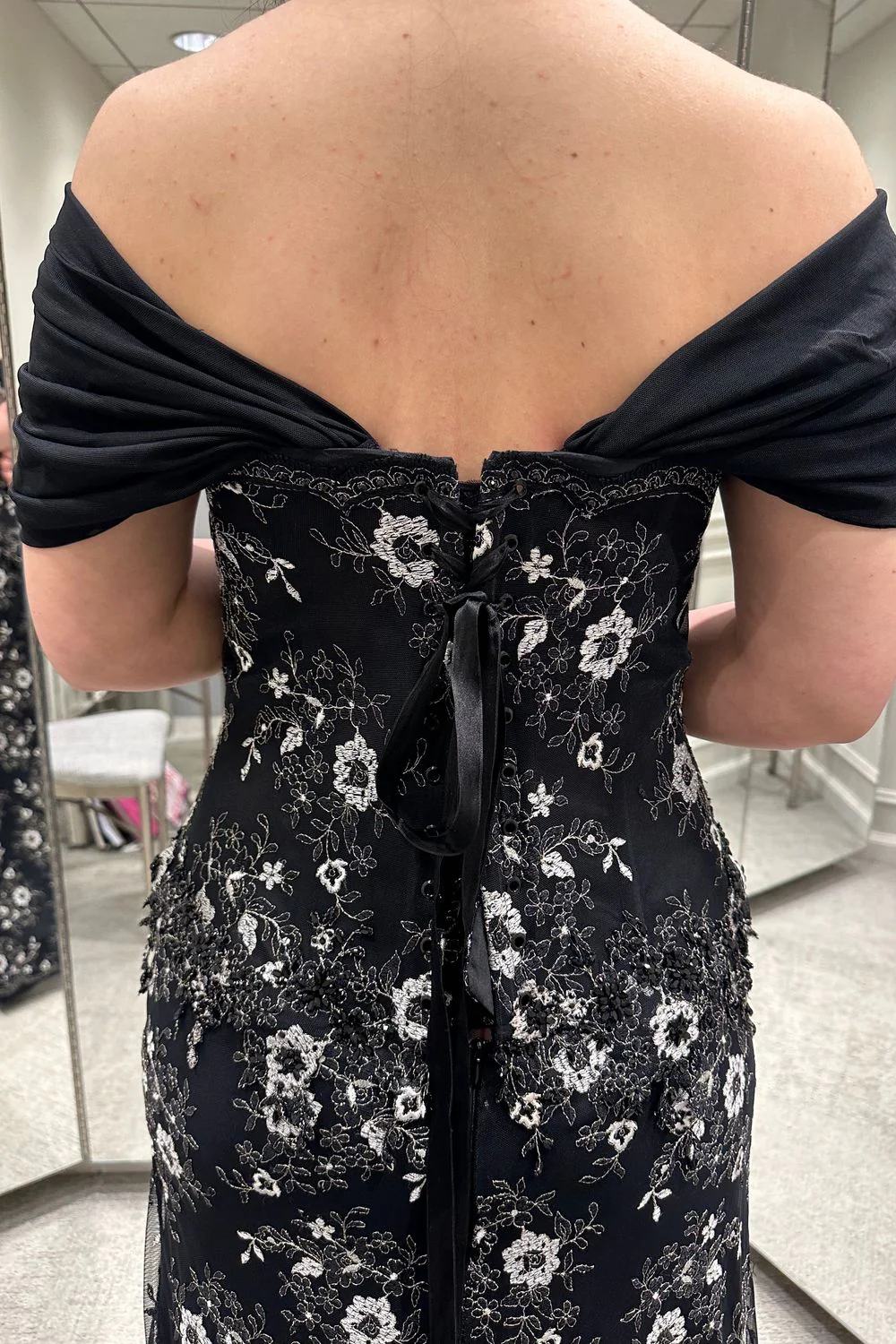 A- Line Strapless  Dress - Image 4